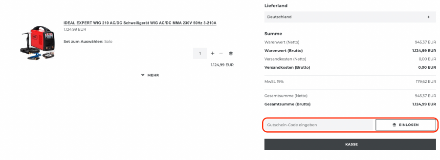 Box für Allweld rabattcode